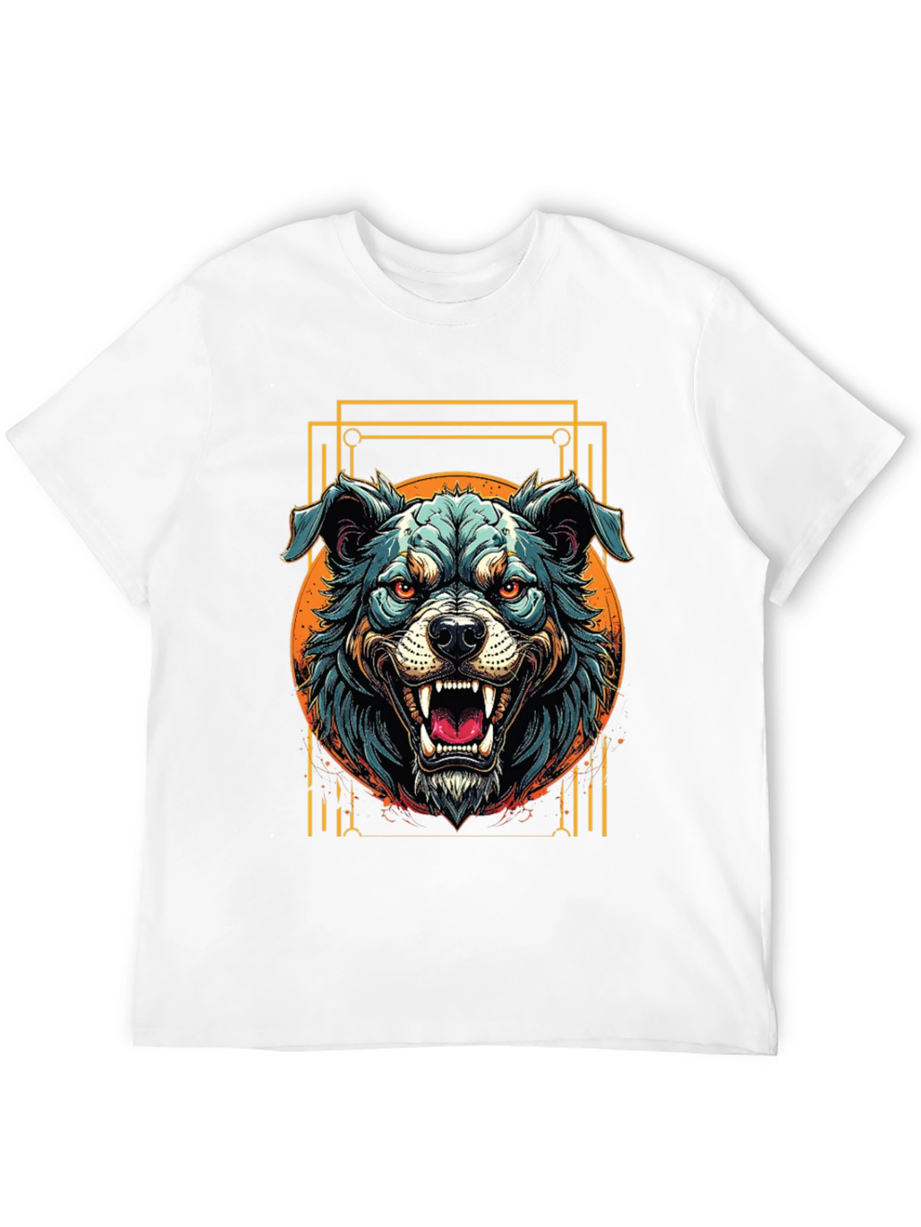 Graphic Dog T-Shirt - Bold Canine Design