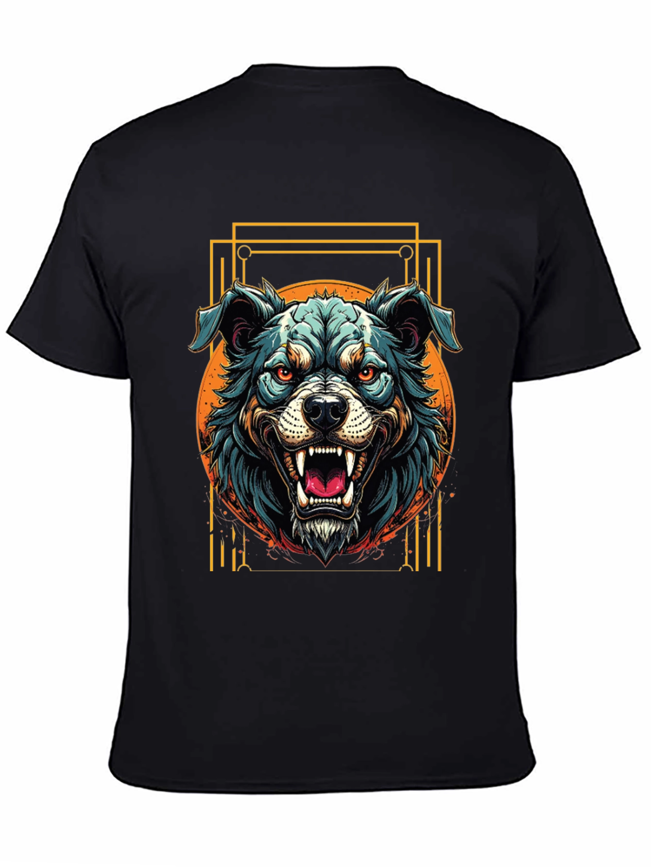 Graphic Dog T-Shirt - Bold Canine Design
