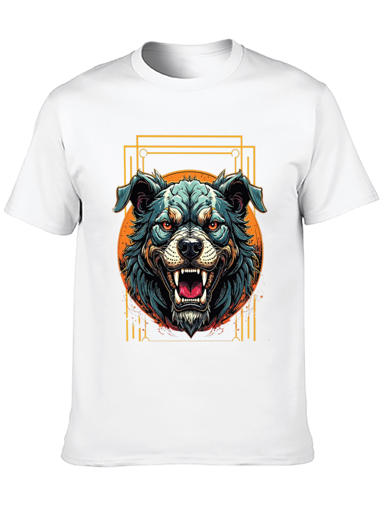 Graphic Dog T-Shirt - Bold Canine Design