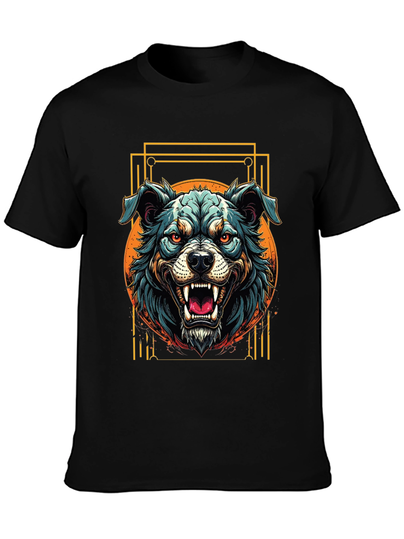 Graphic Dog T-Shirt - Bold Canine Design