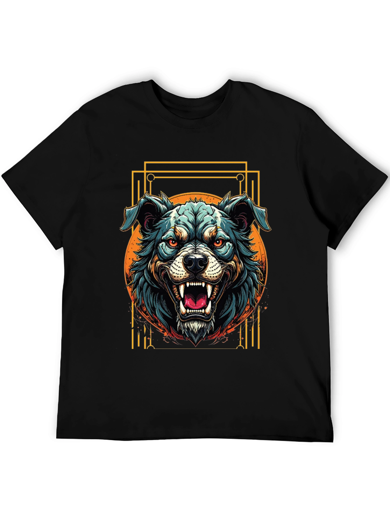Graphic Dog T-Shirt - Bold Canine Design