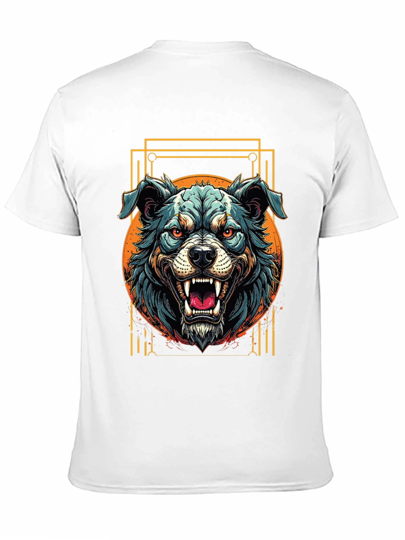 Graphic Dog T-Shirt - Bold Canine Design