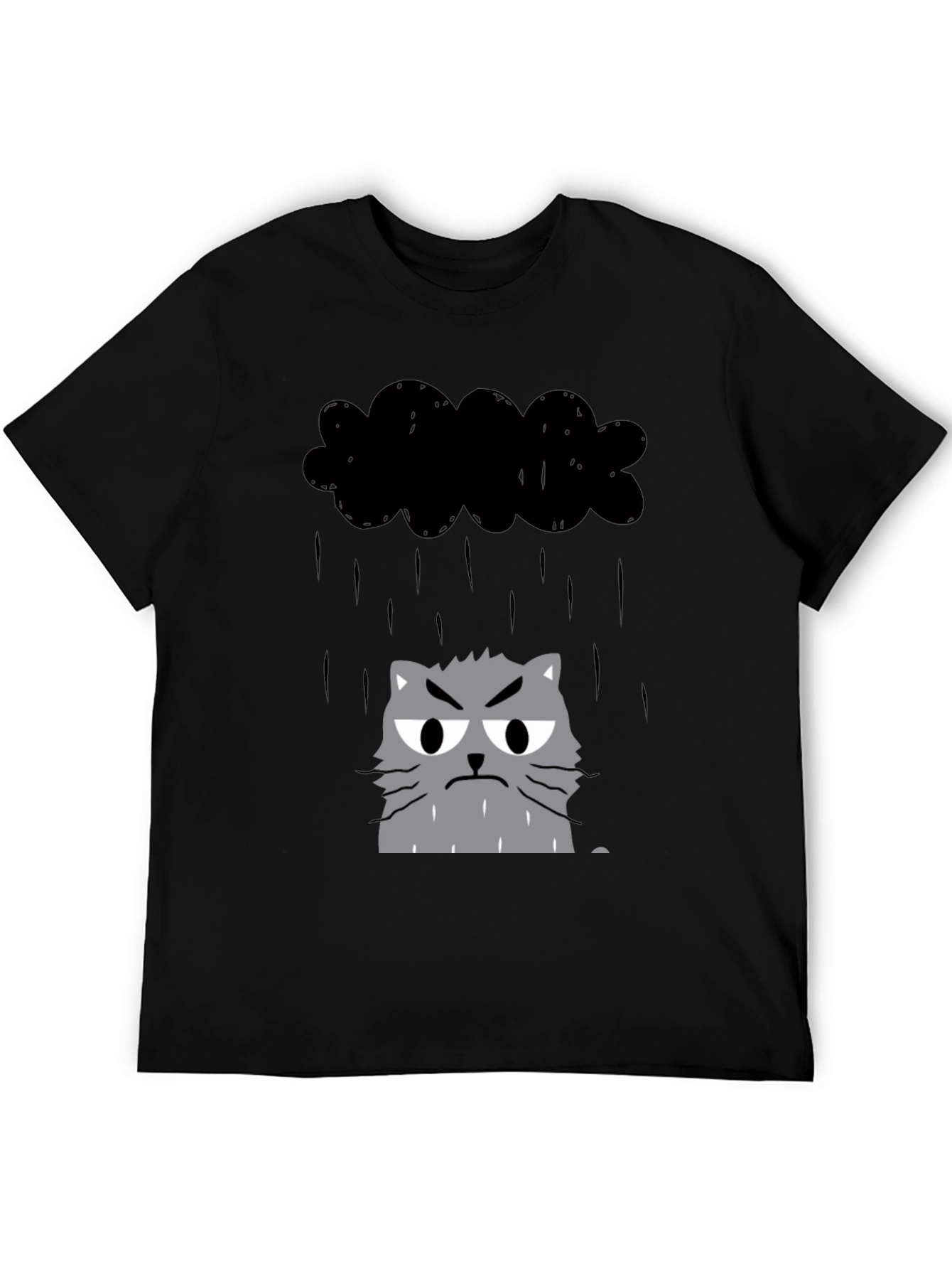 Grumpy Cat in Raincloud Graphic Tee