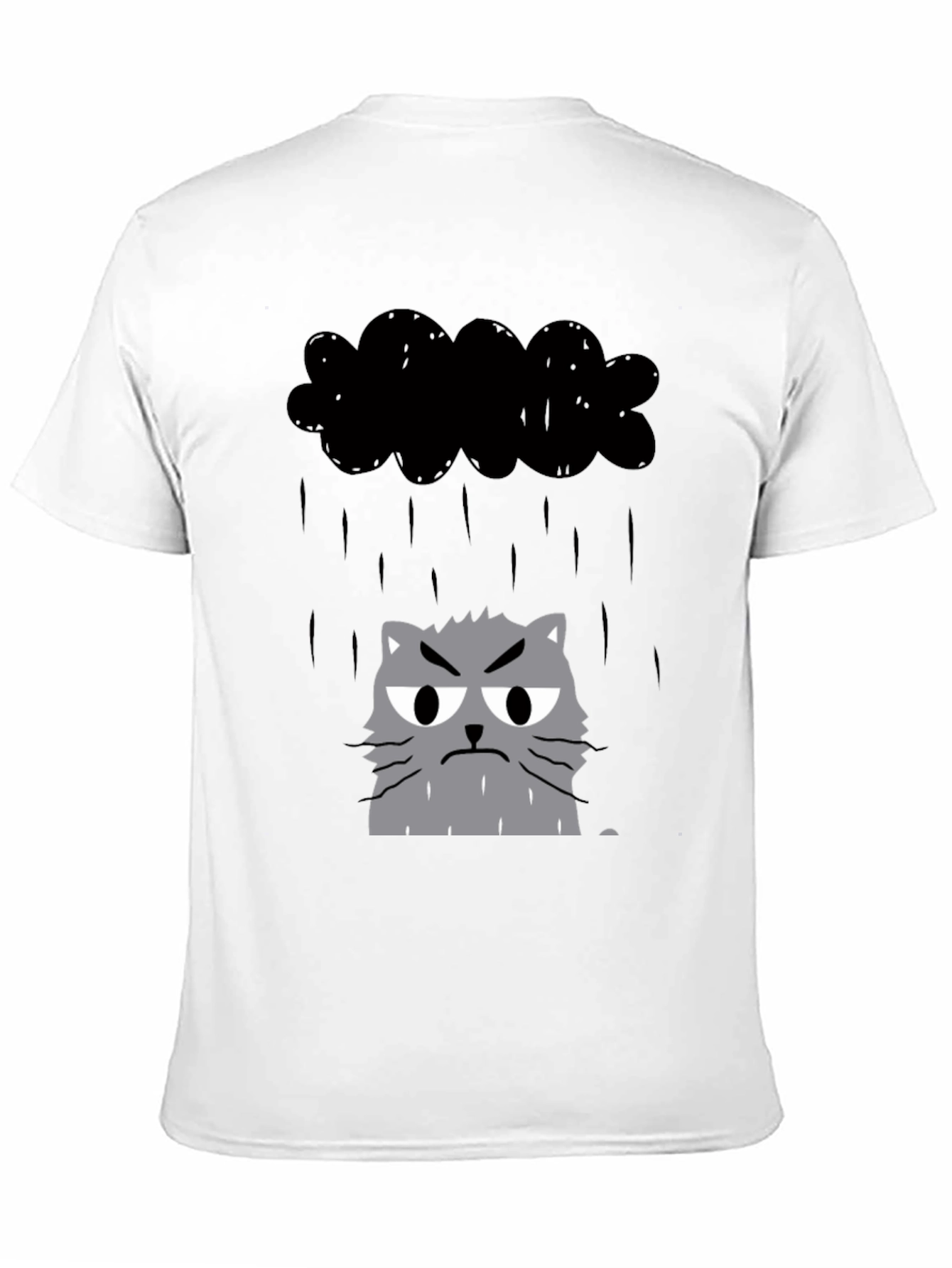 Grumpy Cat in Raincloud Graphic Tee