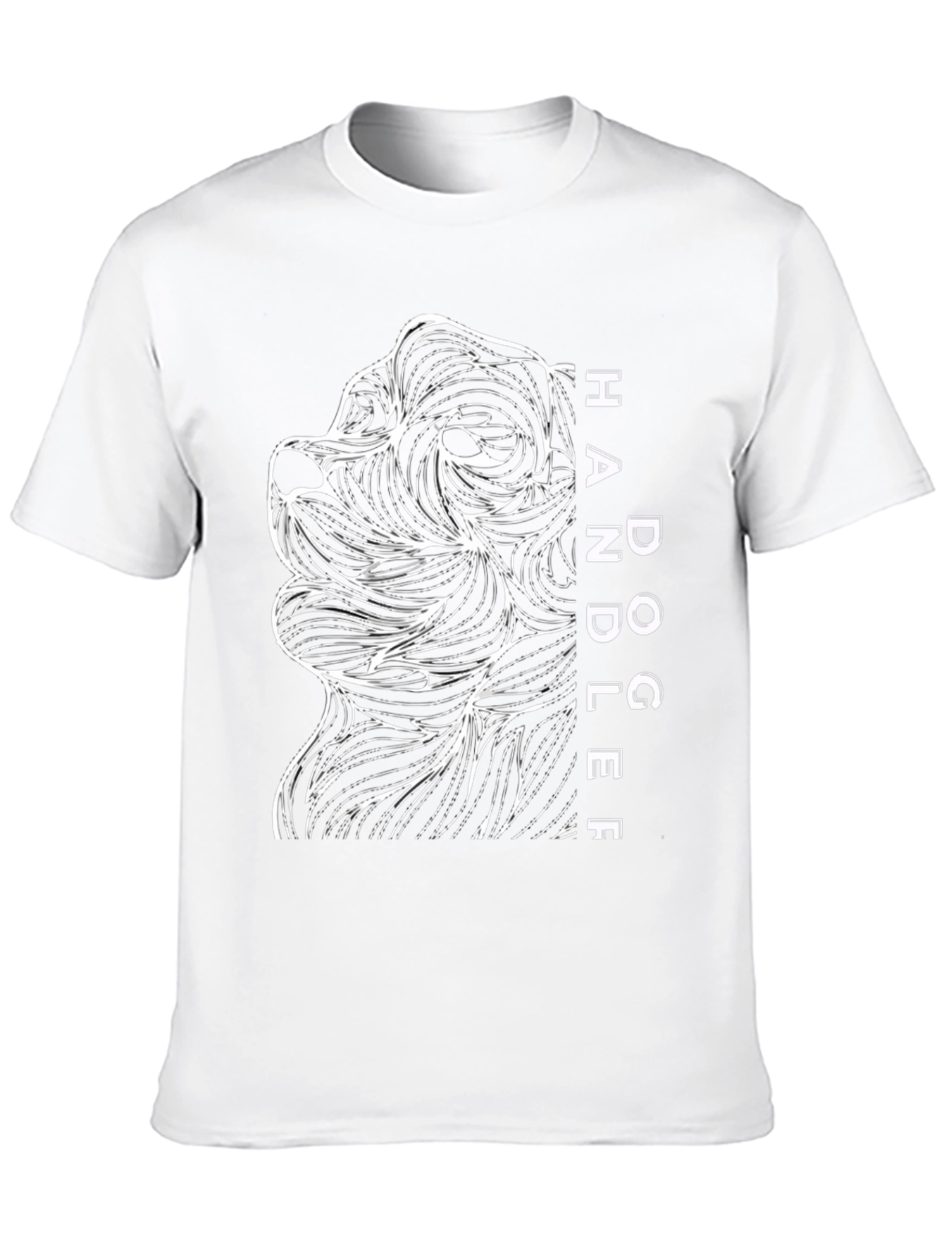 Dog Handler Graphic Tee - Mens Black T-Shirt