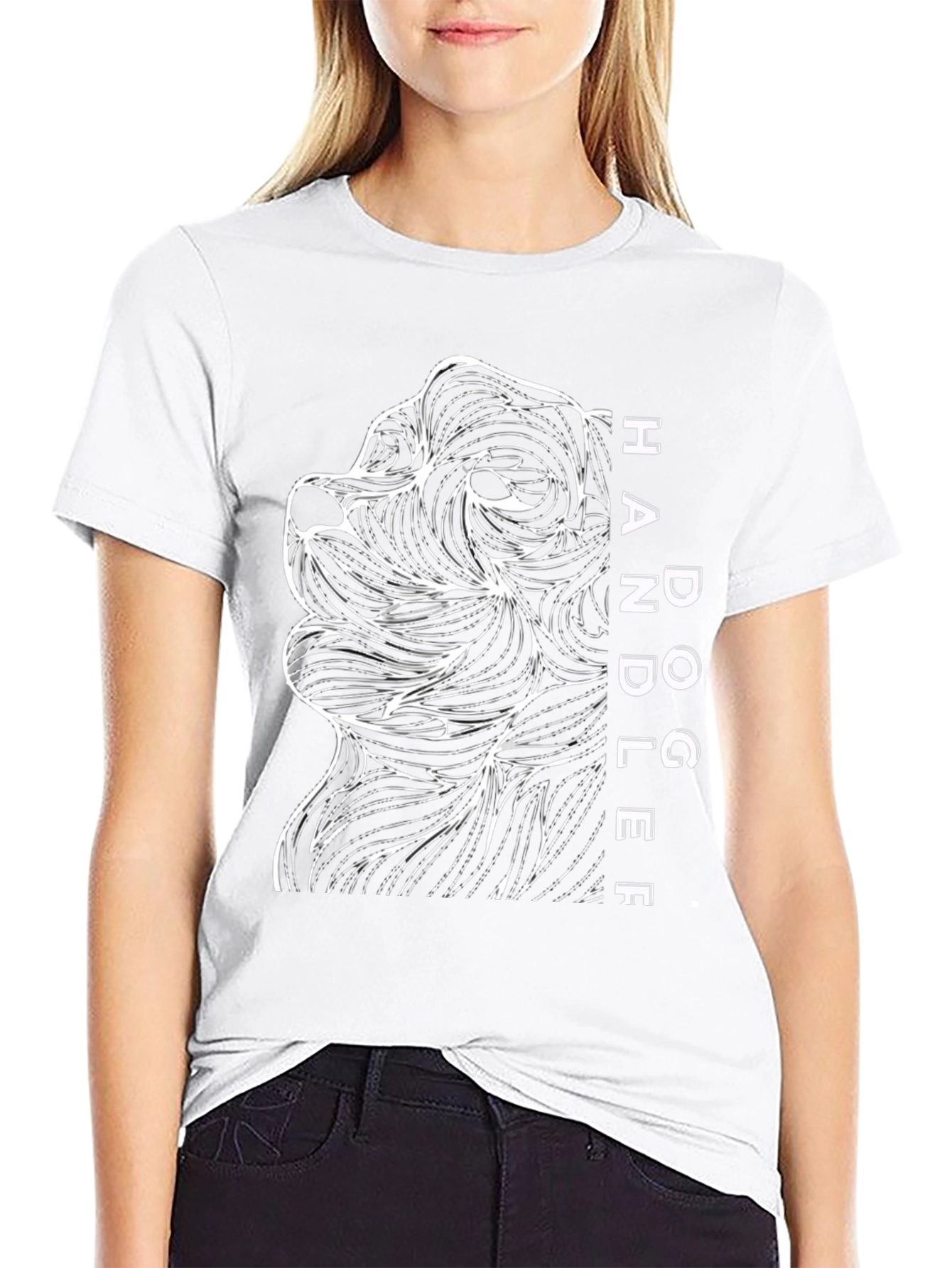 Dog Handler Graphic Tee - Mens Black T-Shirt