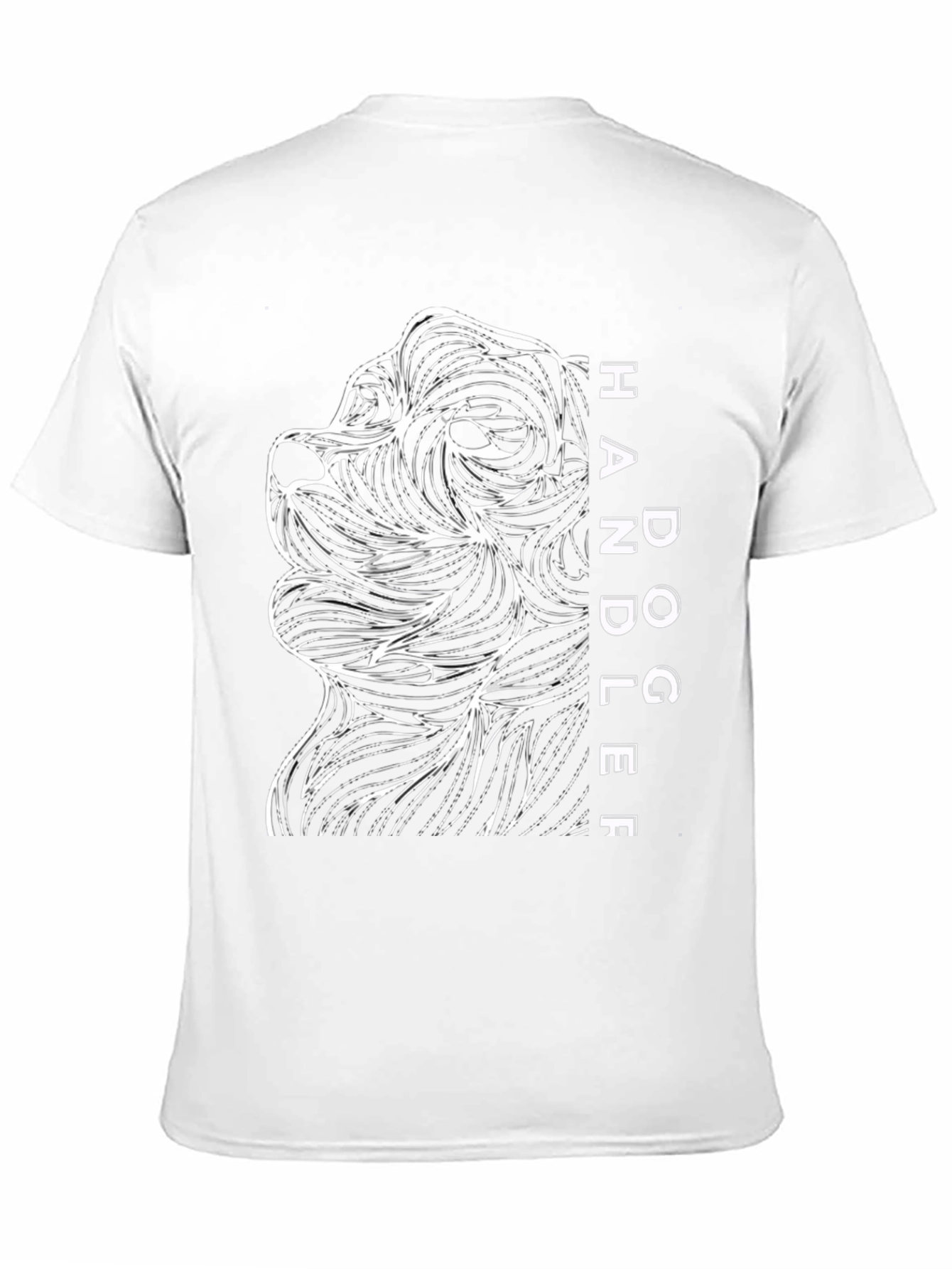Dog Handler Graphic Tee - Mens Black T-Shirt