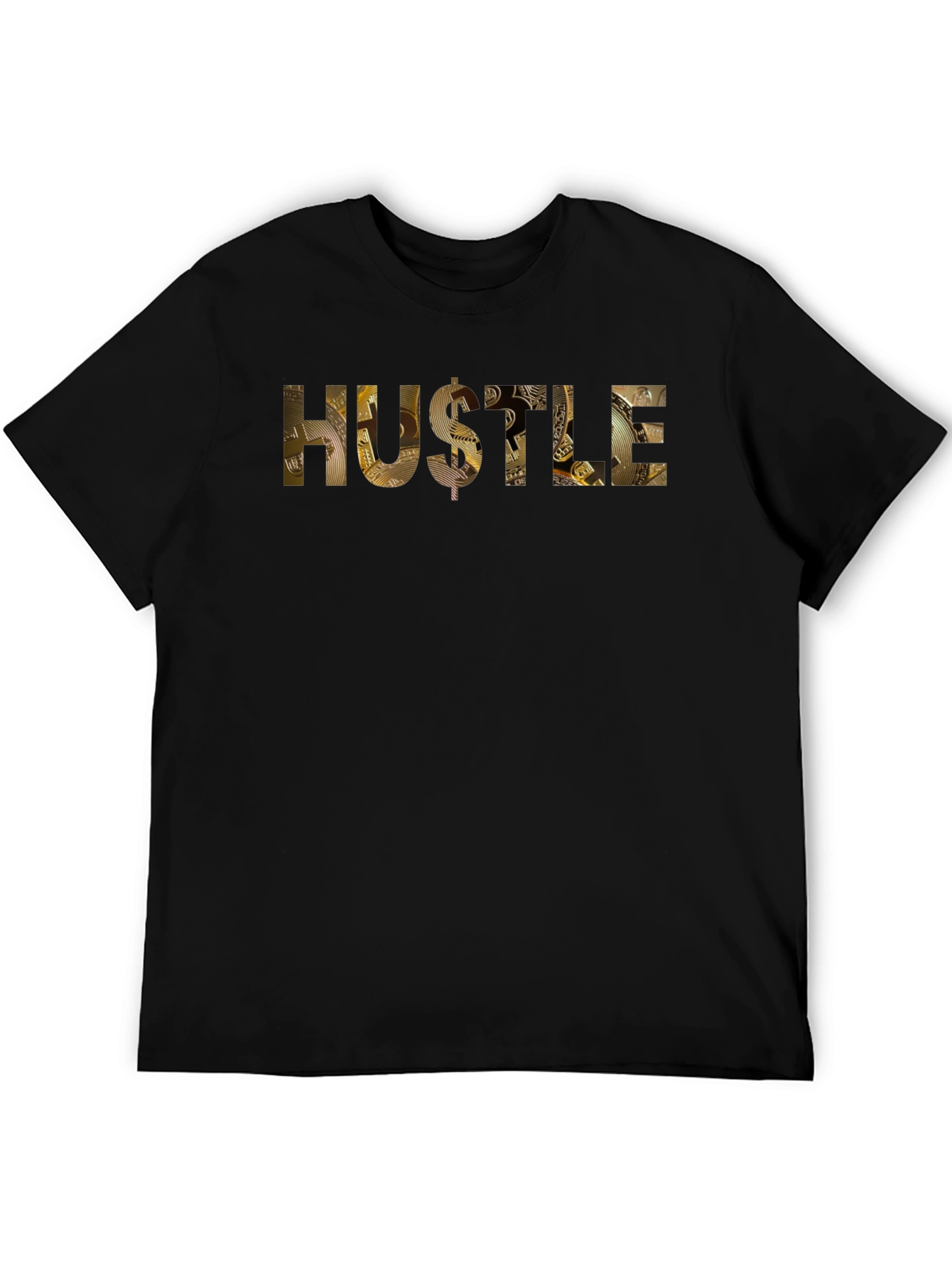 Hustle Graphic Tee - Gold Coin Design