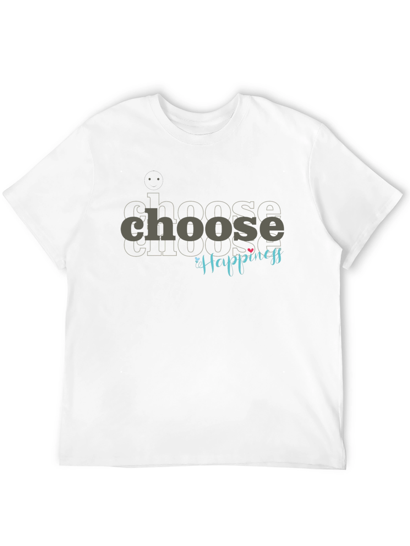 Choose Happiness Black Graphic Tee