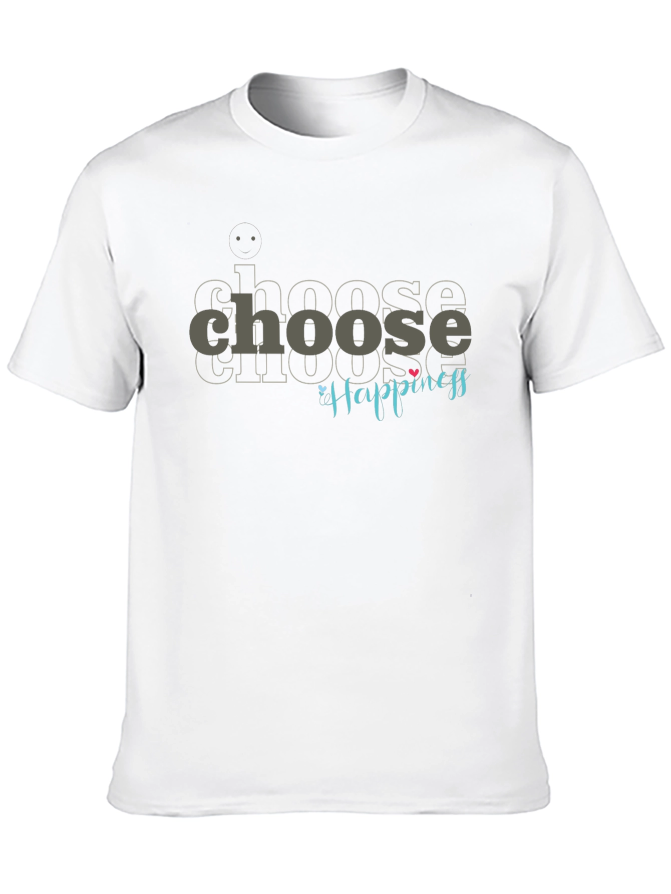 Choose Happiness Black Graphic Tee