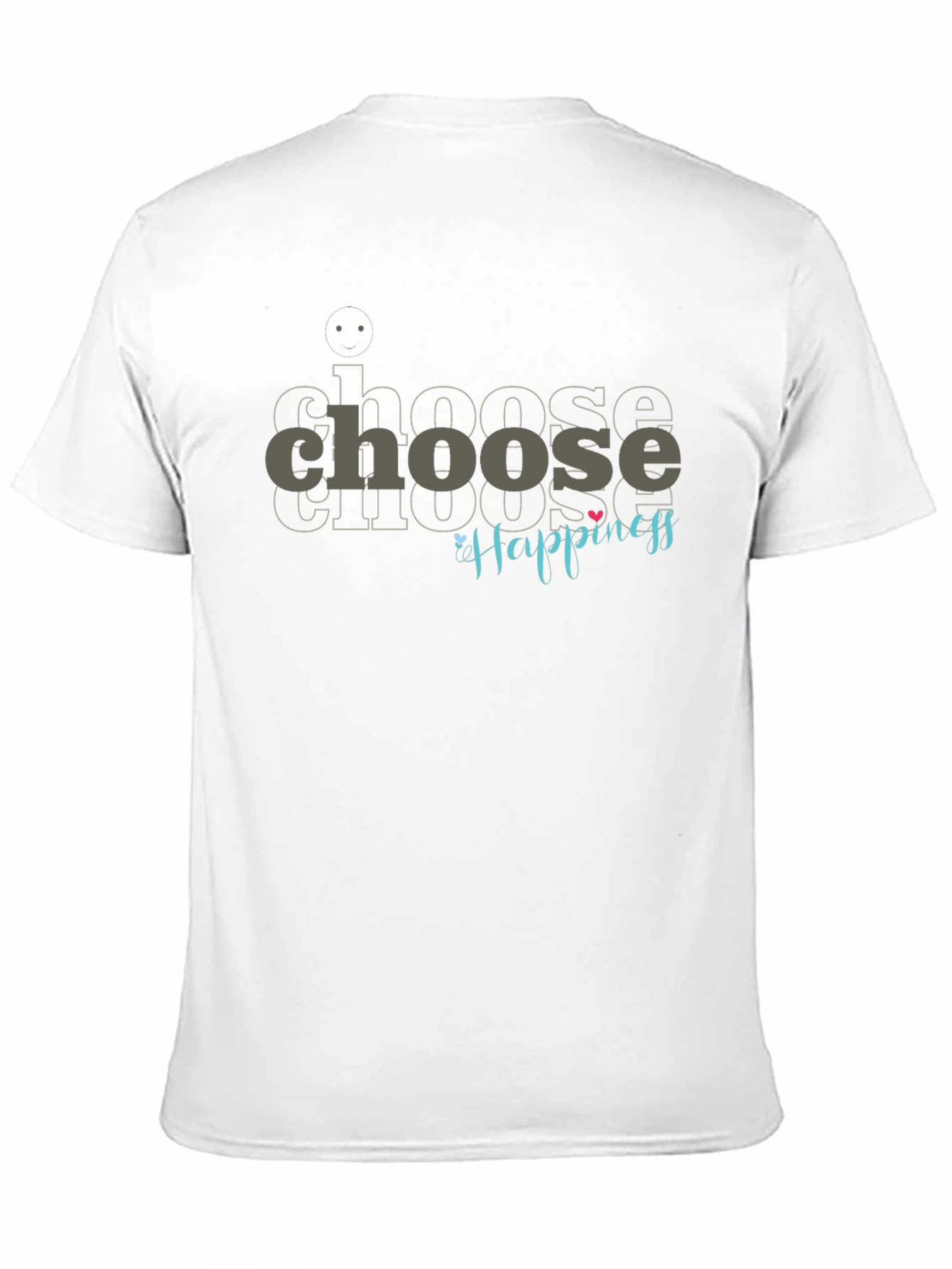 Choose Happiness Black Graphic Tee