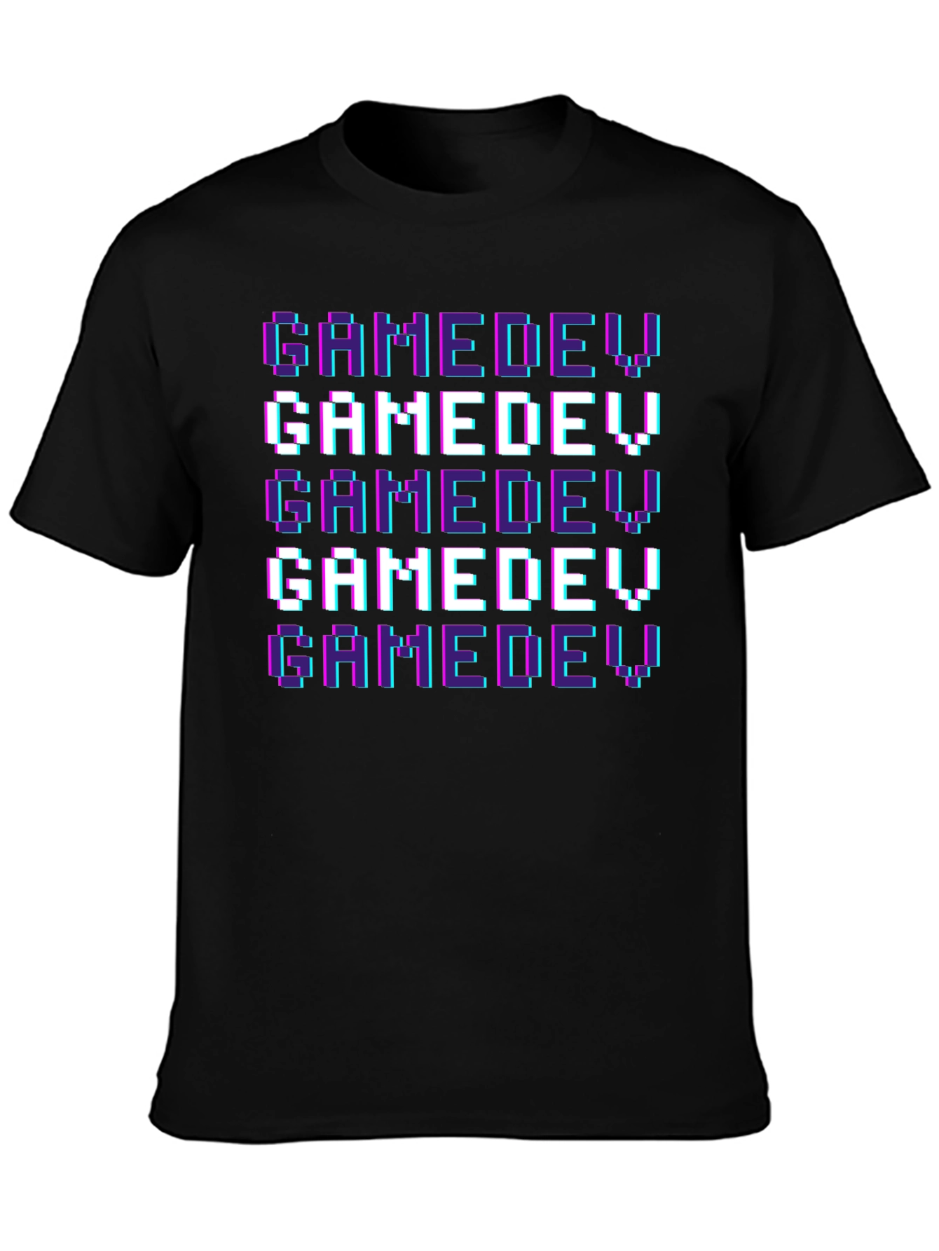 GameDev Pixel Art T-Shirt - Black