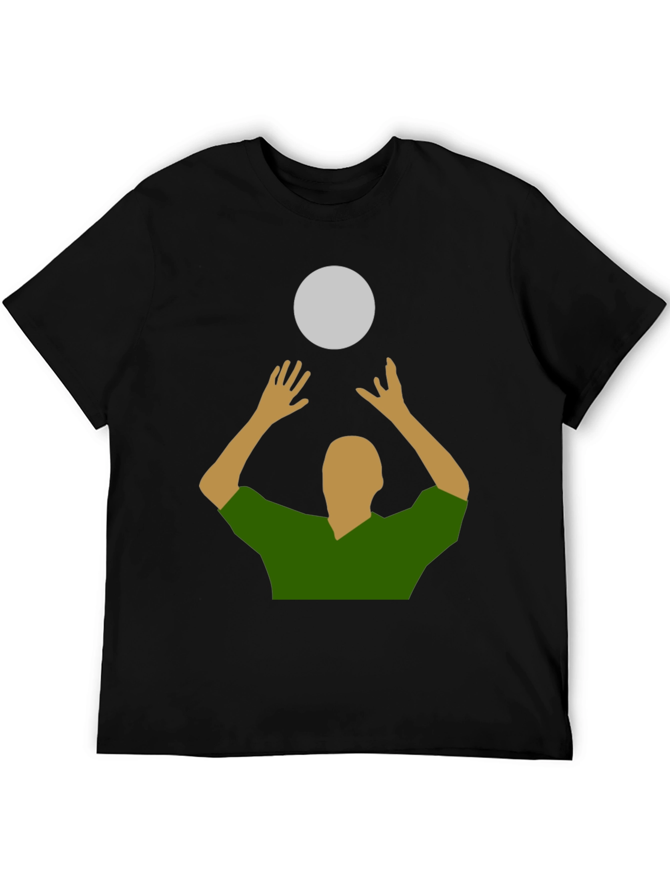 Volleyball Graphic Tee - Sporty Design Casual Wear