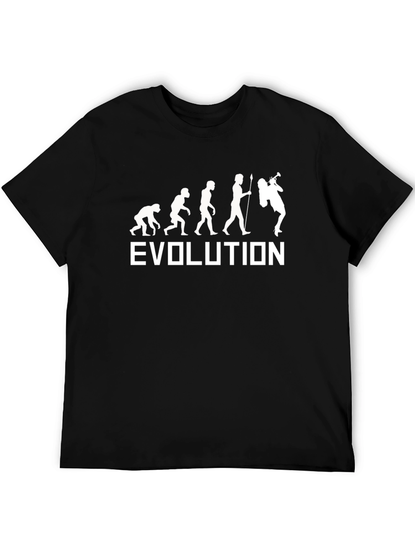 Evolution of a Musician T-Shirt - Black Graphic Tee