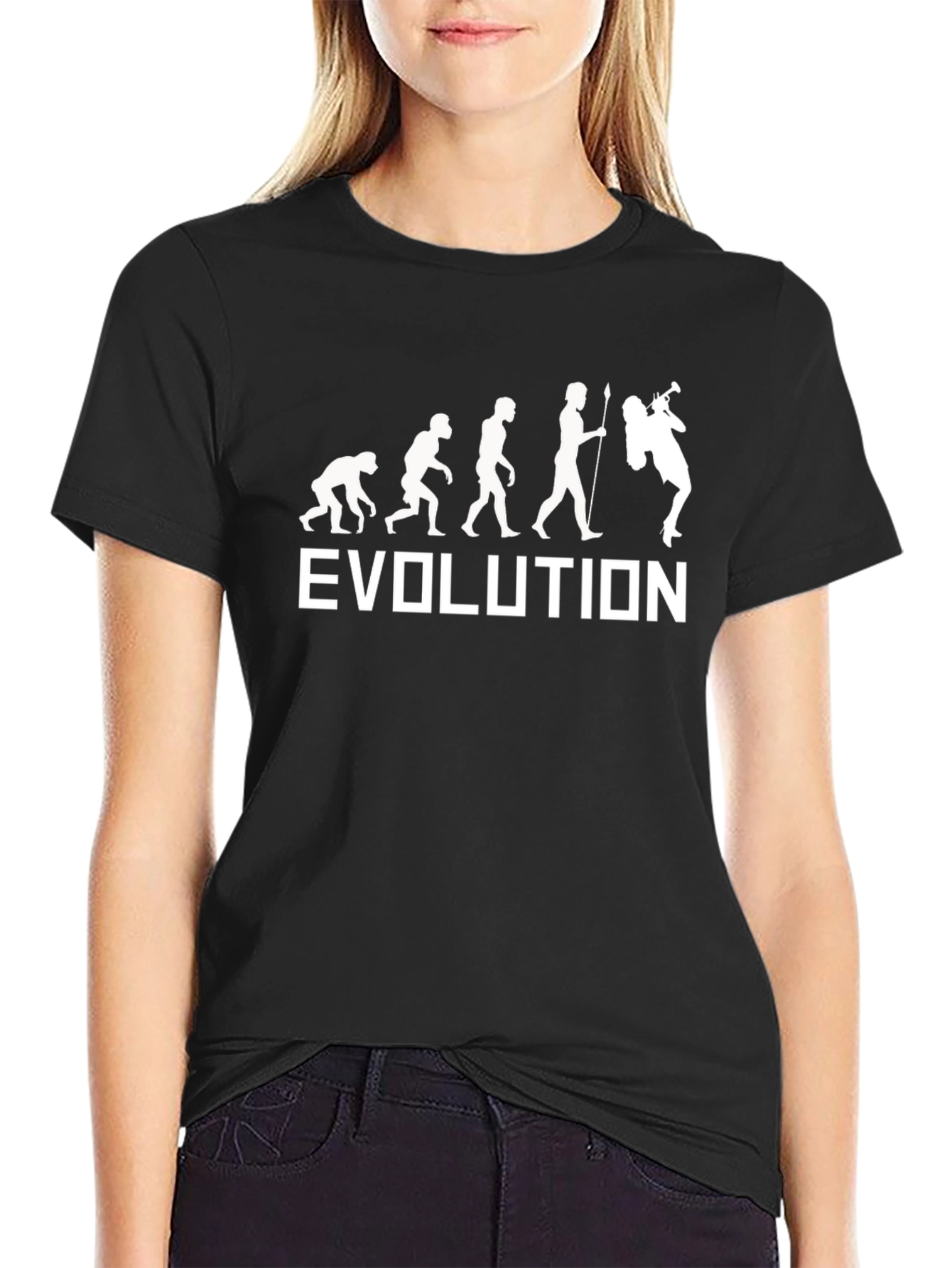 Evolution of a Musician T-Shirt - Black Graphic Tee