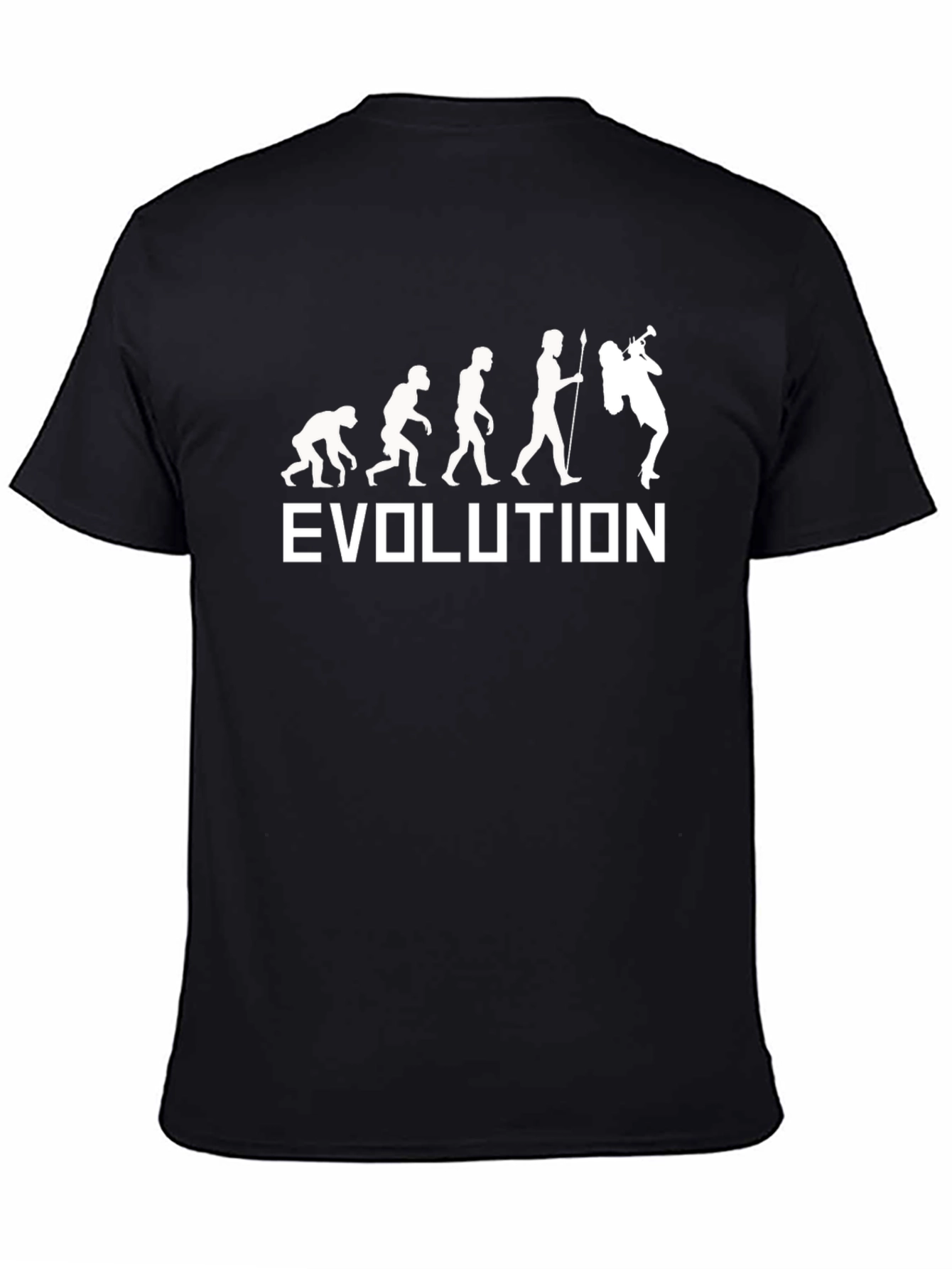 Evolution of a Musician T-Shirt - Black Graphic Tee
