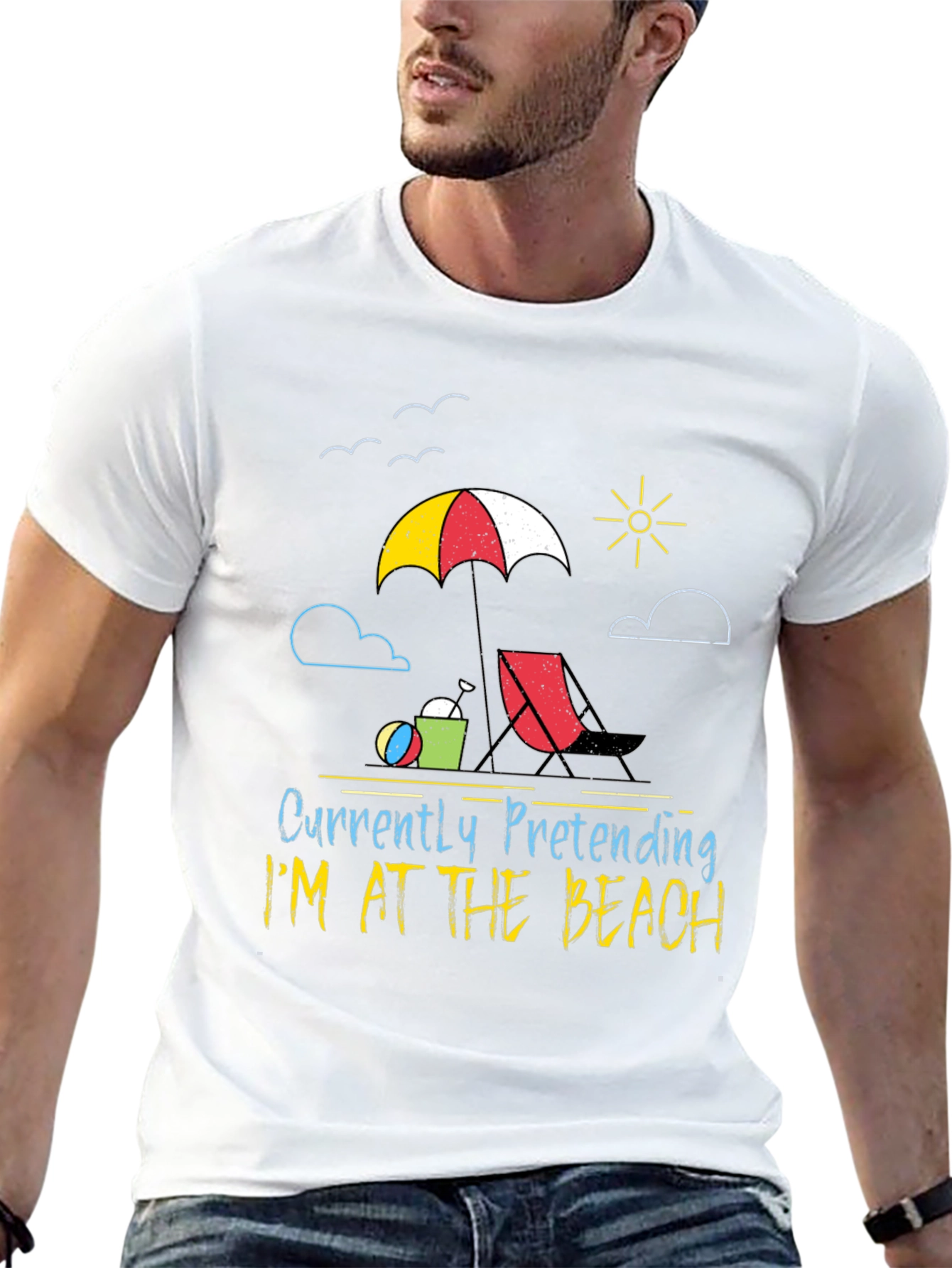 Beach Life T-Shirt - Pretending Im at the Beach