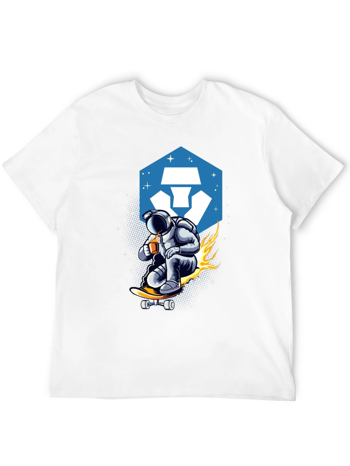 Astronaut Skateboard T-Shirt