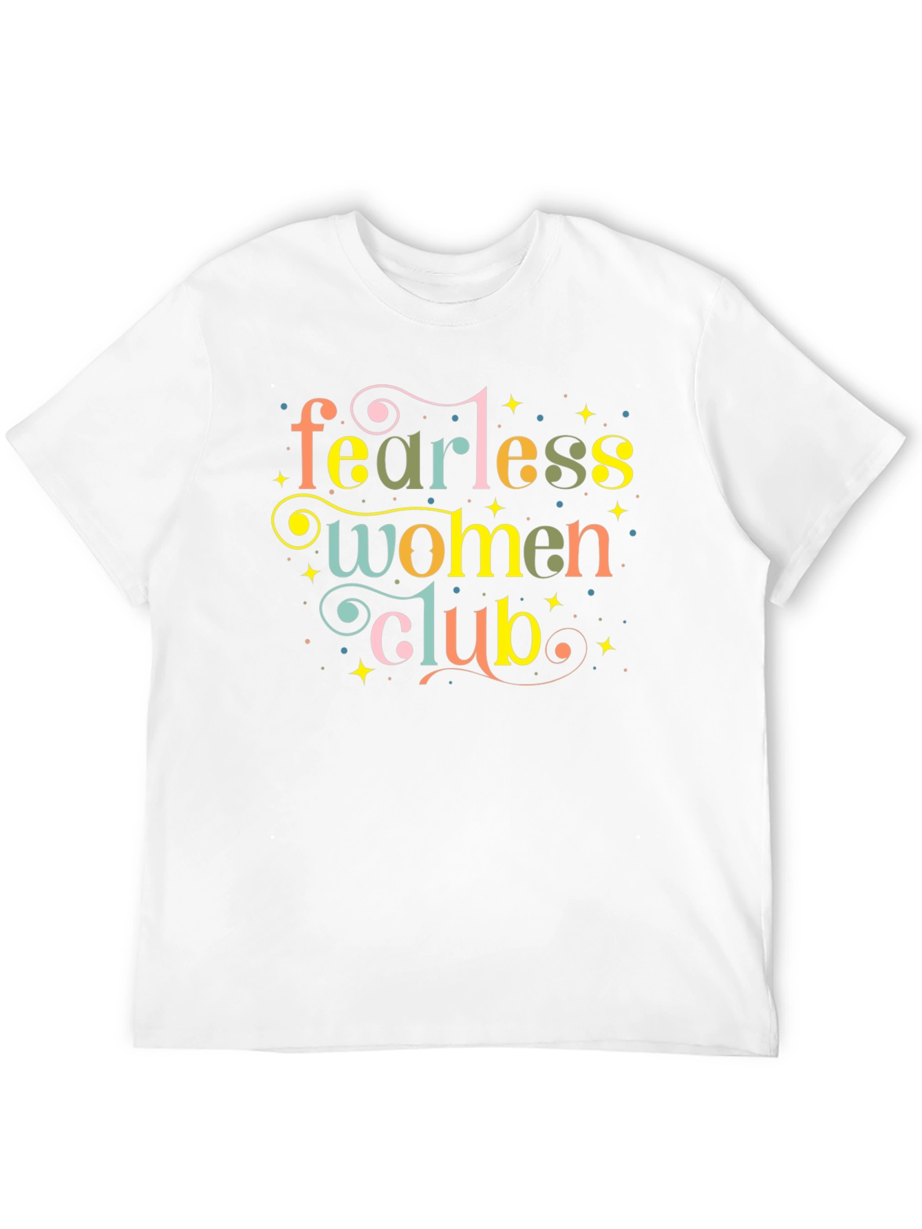 Fearless Women Club Graphic Tee - Stylish Empowerment
