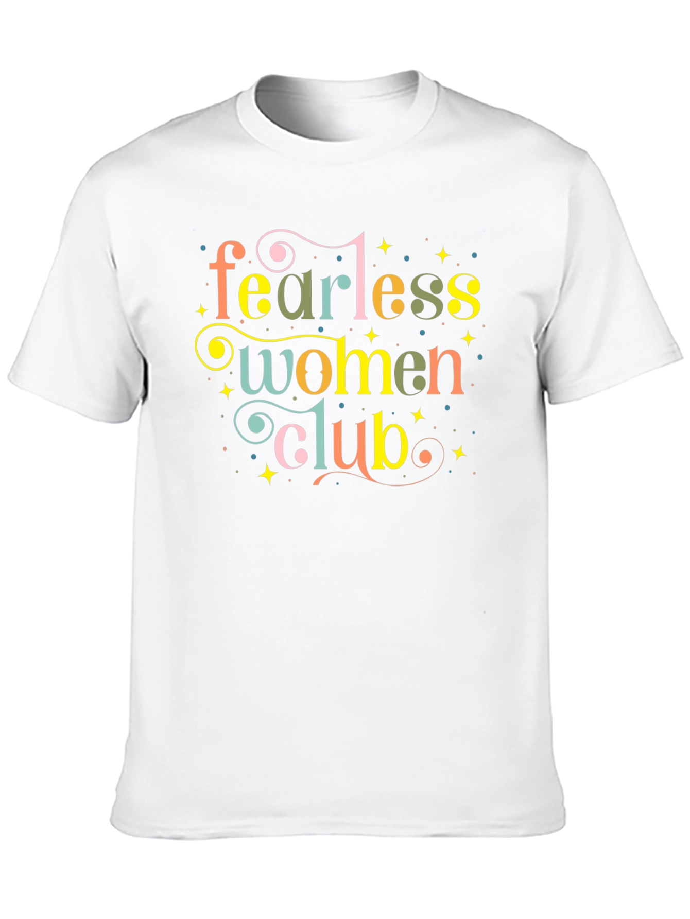 Fearless Women Club Graphic Tee - Stylish Empowerment