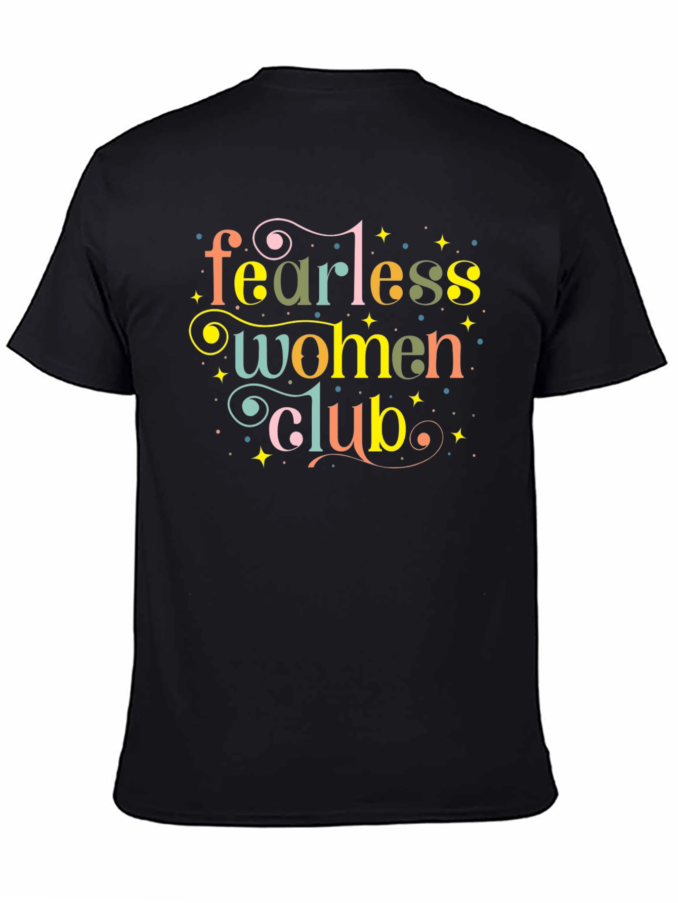 Fearless Women Club Graphic Tee - Stylish Empowerment