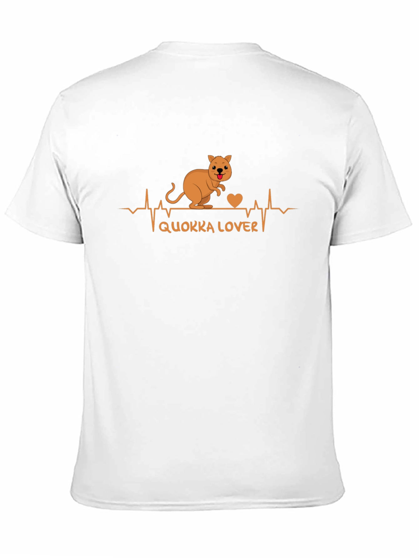 Quokka Lover Graphic Tee - Black Cotton T-Shirt