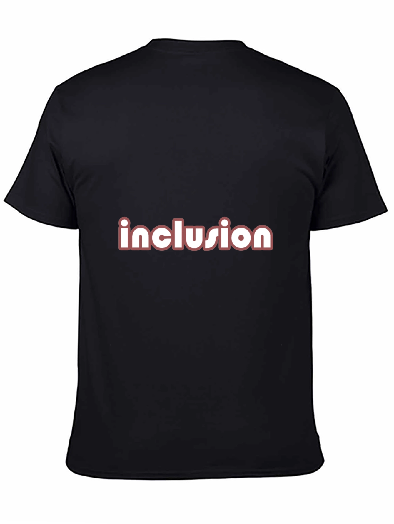 Inclusion T-Shirt Black Crew Neck