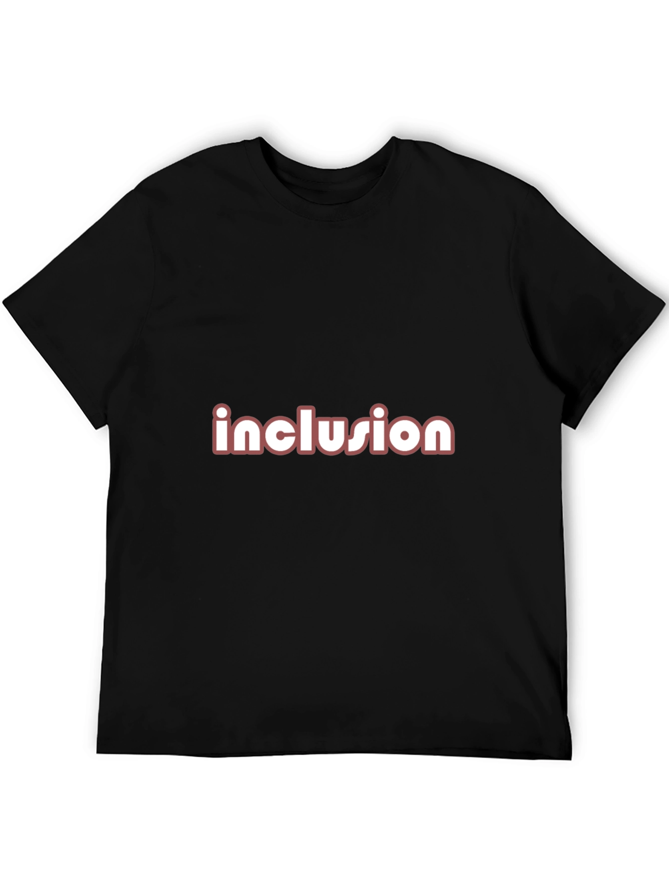 Inclusion T-Shirt Black Crew Neck