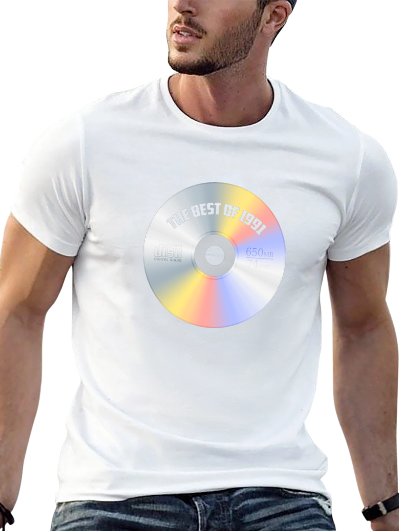 Retro 1991 CD Graphic Tee
