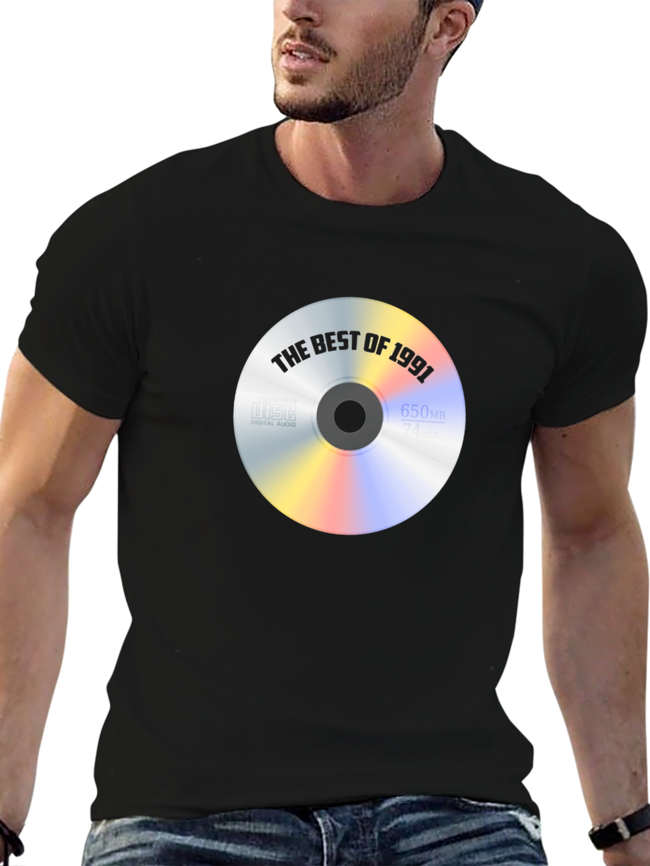 Retro 1991 CD Graphic Tee