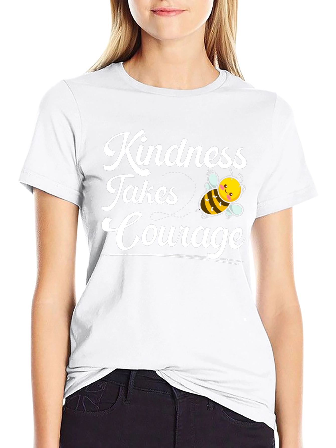 Kindness Takes Courage Bee Graphic Tee