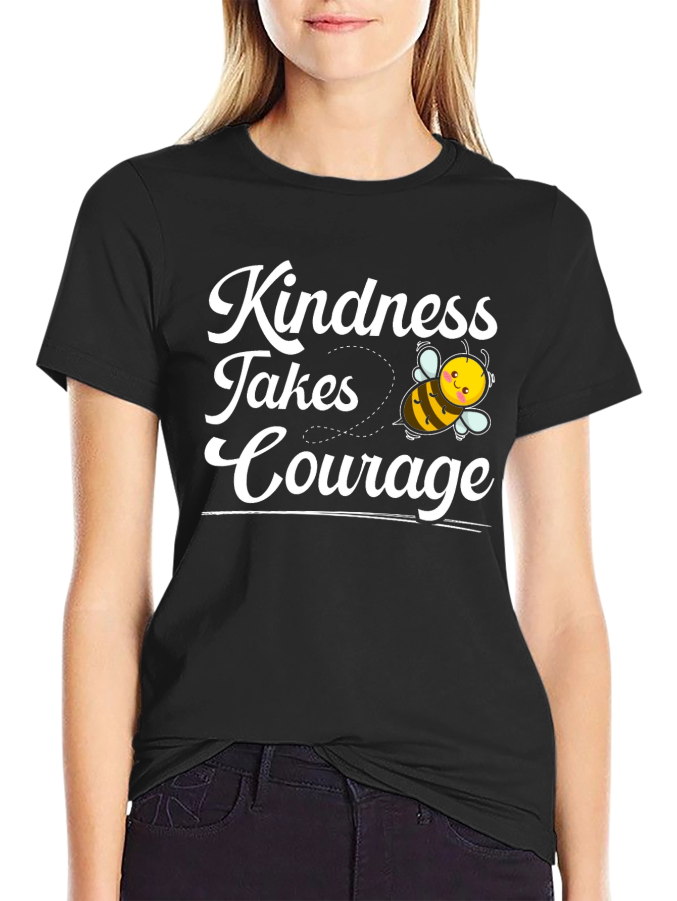 Kindness Takes Courage Bee Graphic Tee