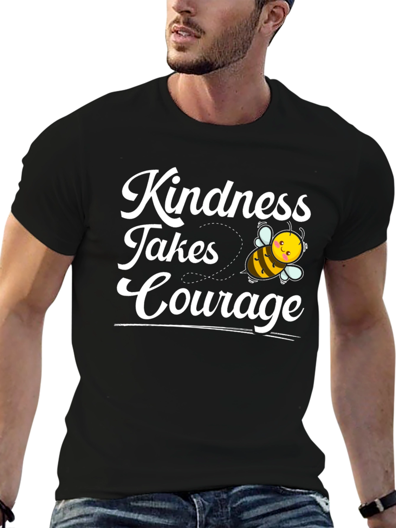 Kindness Takes Courage Bee Graphic Tee