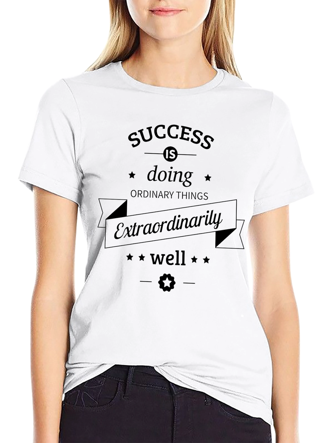 Success Quote Graphic T-Shirt