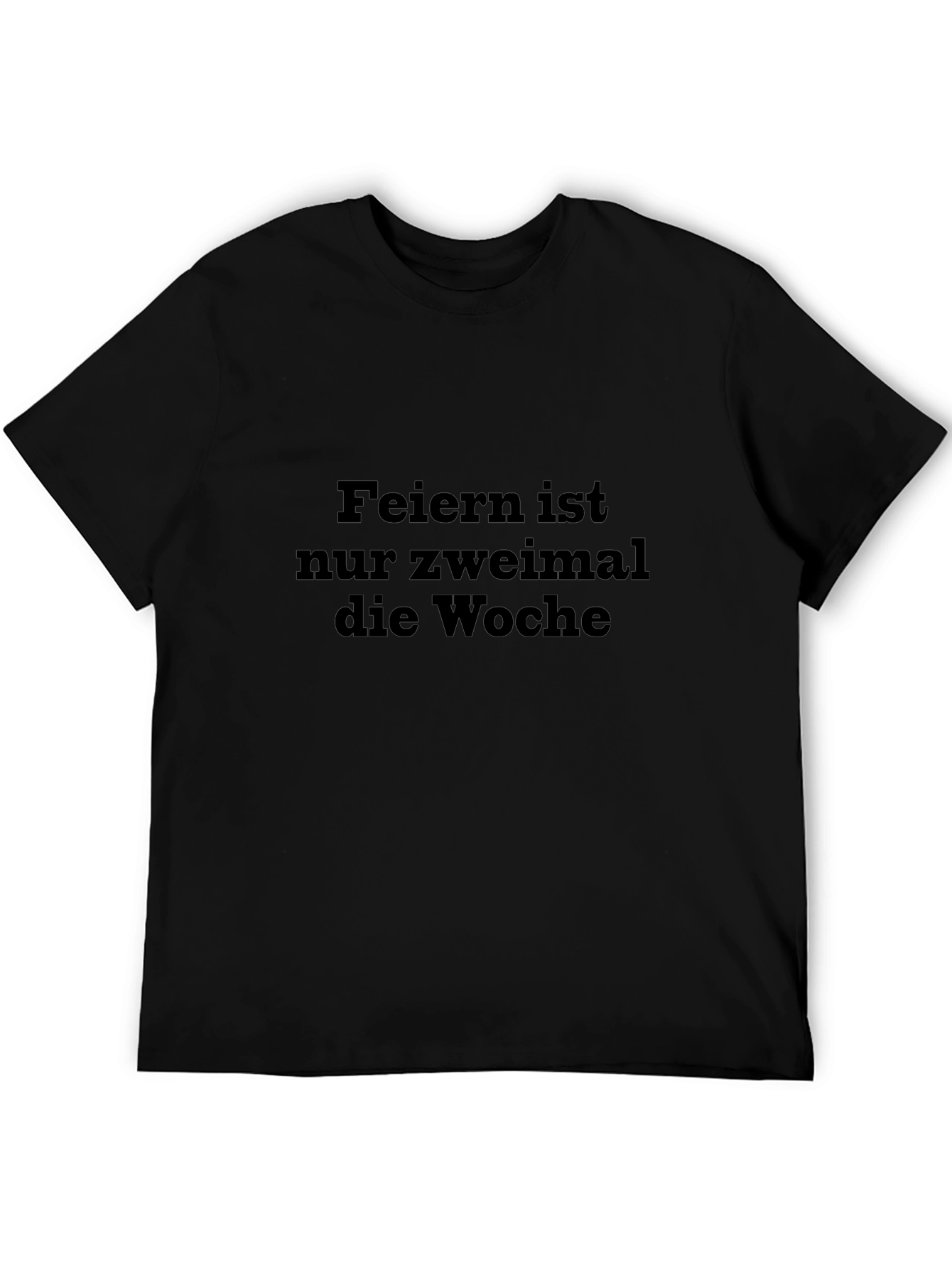 Party Twice a Week Black T-Shirt