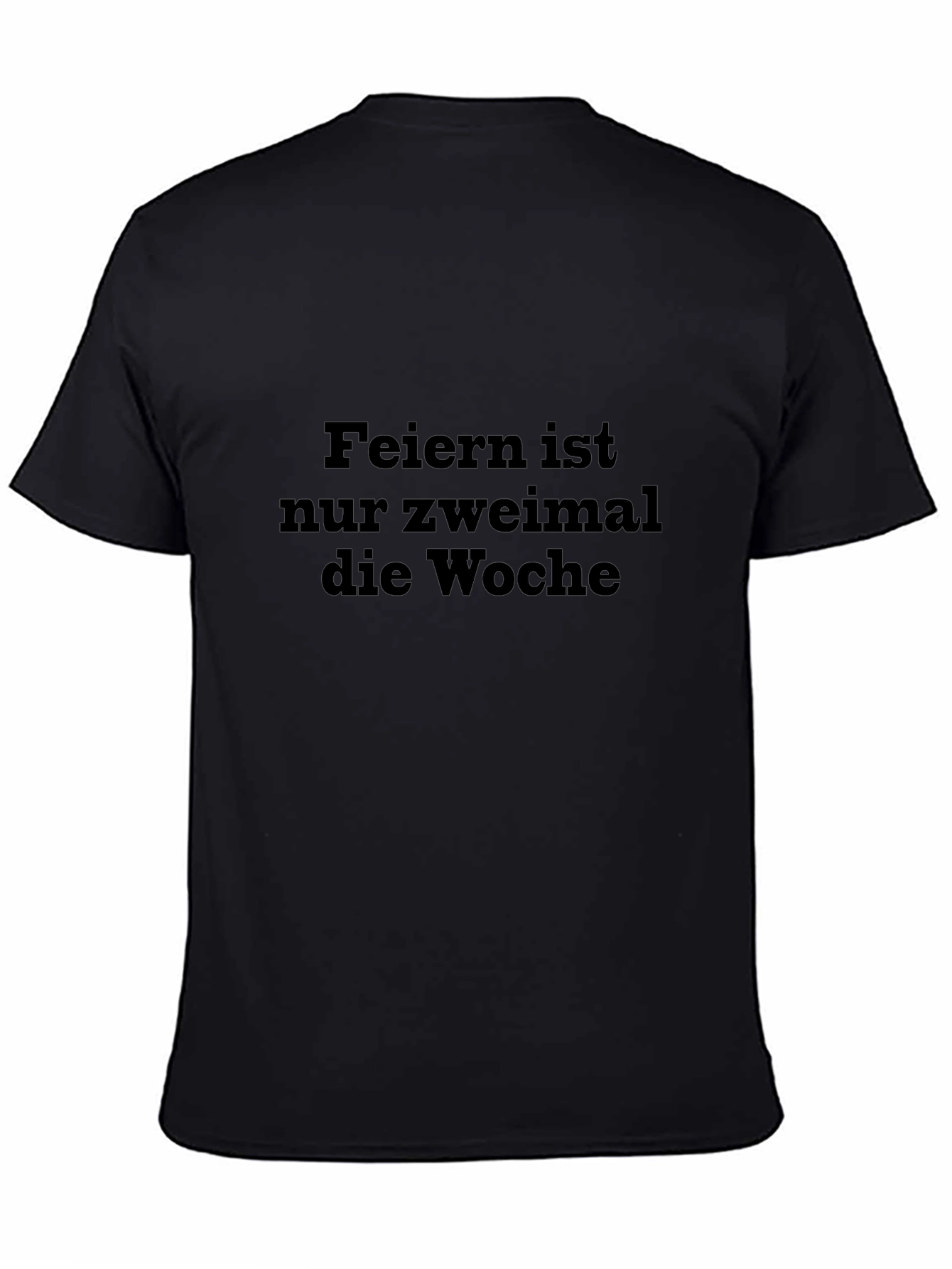 Party Twice a Week Black T-Shirt