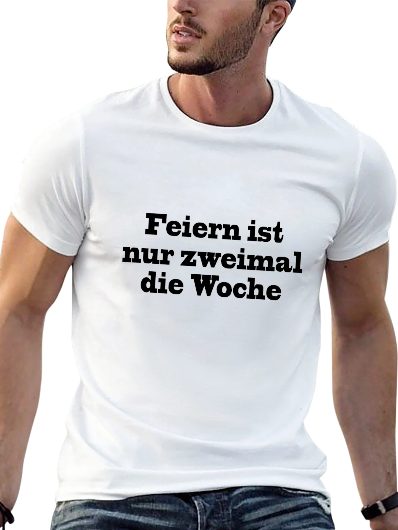 Party Twice a Week Black T-Shirt