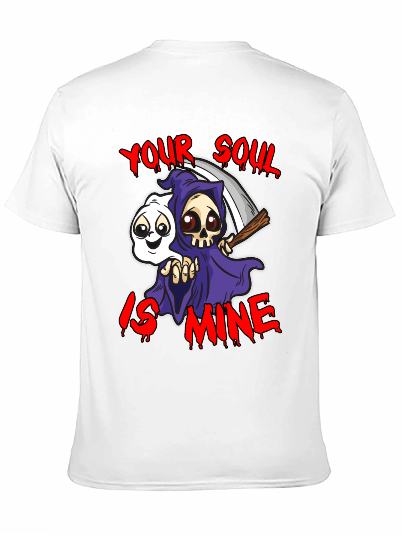 Grim Reaper Your Soul is Mine Graphic T-Shirt