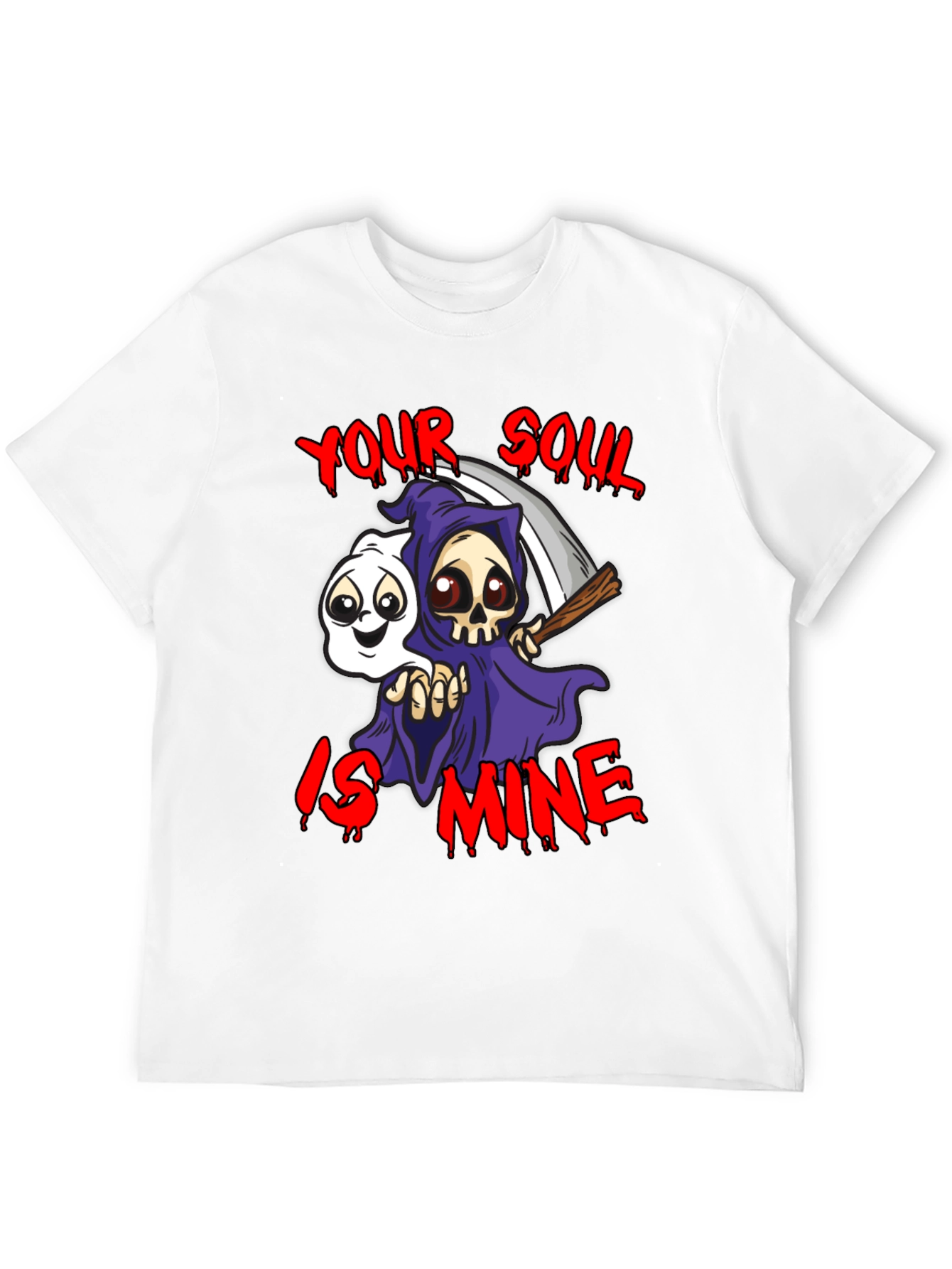 Grim Reaper Your Soul is Mine Graphic T-Shirt