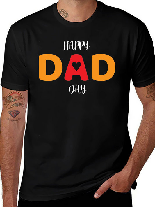 Happy Dad Day T-Shirt - Heart Design