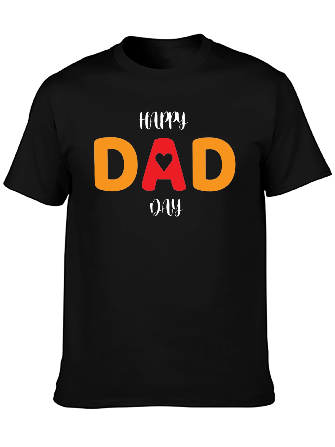Happy Dad Day T-Shirt - Heart Design
