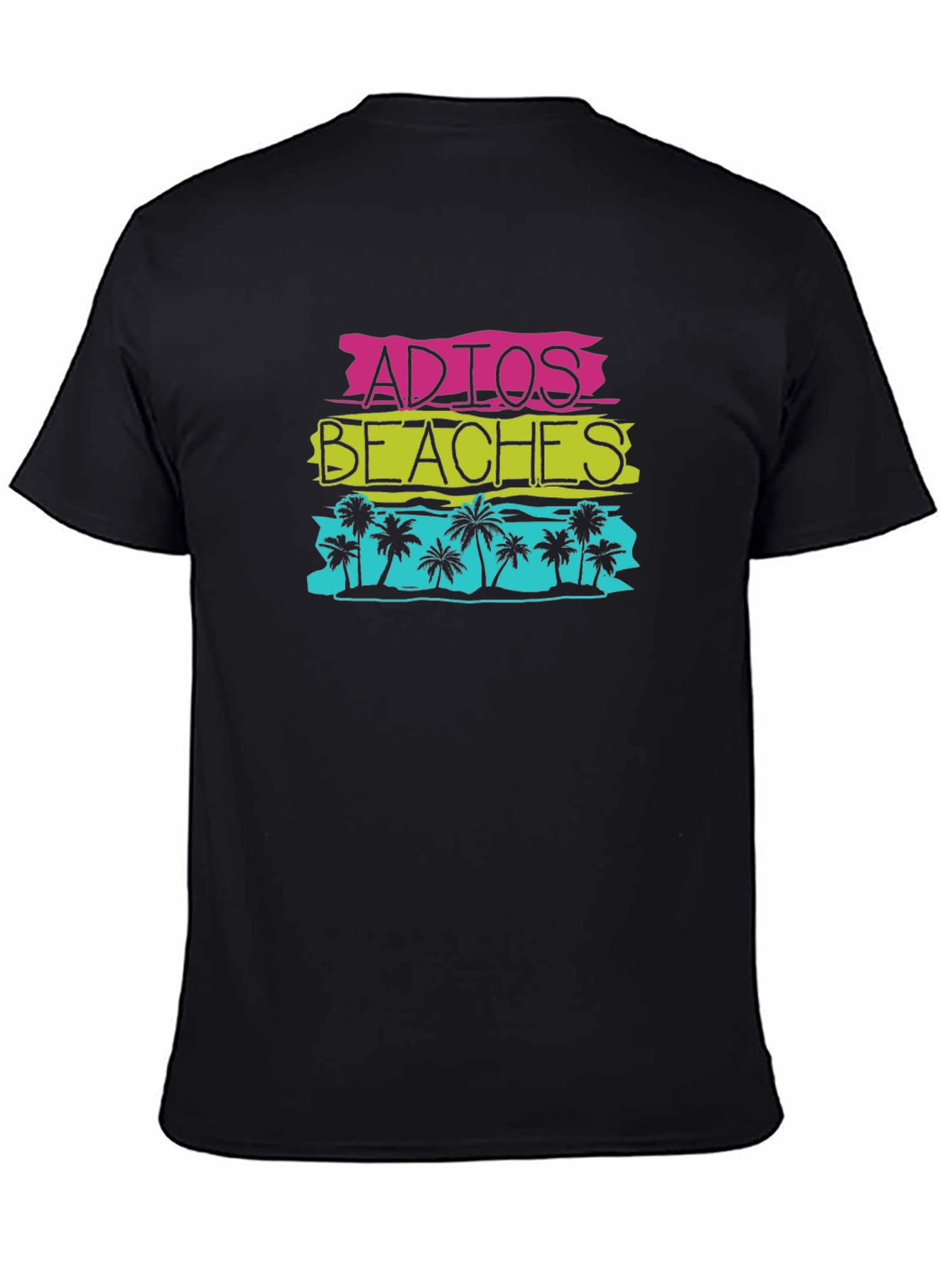 Adios Beaches Graphic Tee - Tropical Summer Shirt