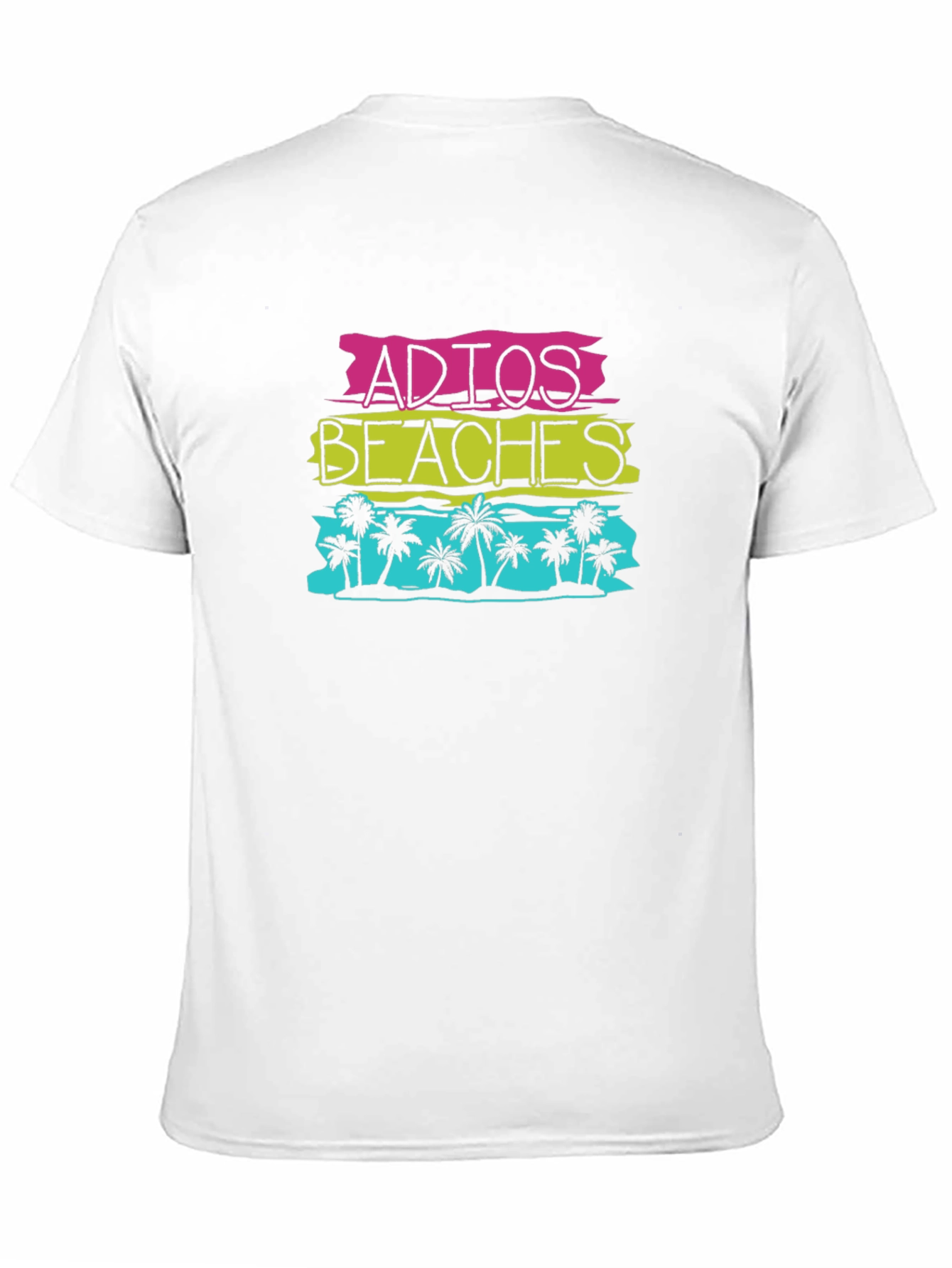 Adios Beaches Graphic Tee - Tropical Summer Shirt