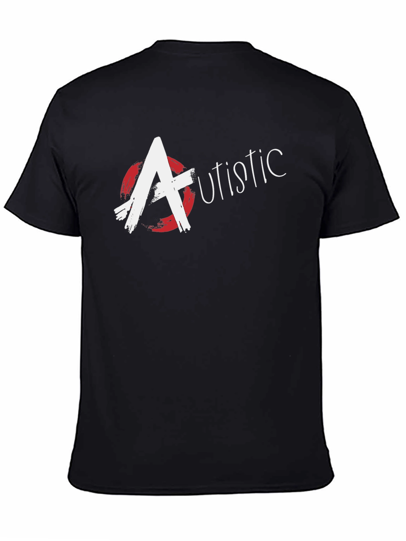 Autistic Awareness Black T-Shirt - Bold Graphic Design