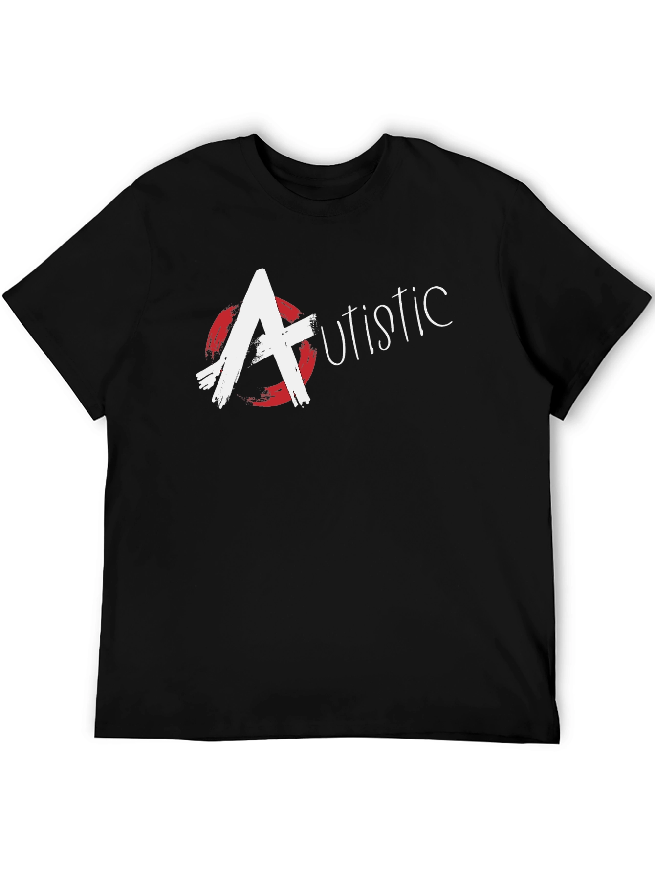 Autistic Awareness Black T-Shirt - Bold Graphic Design