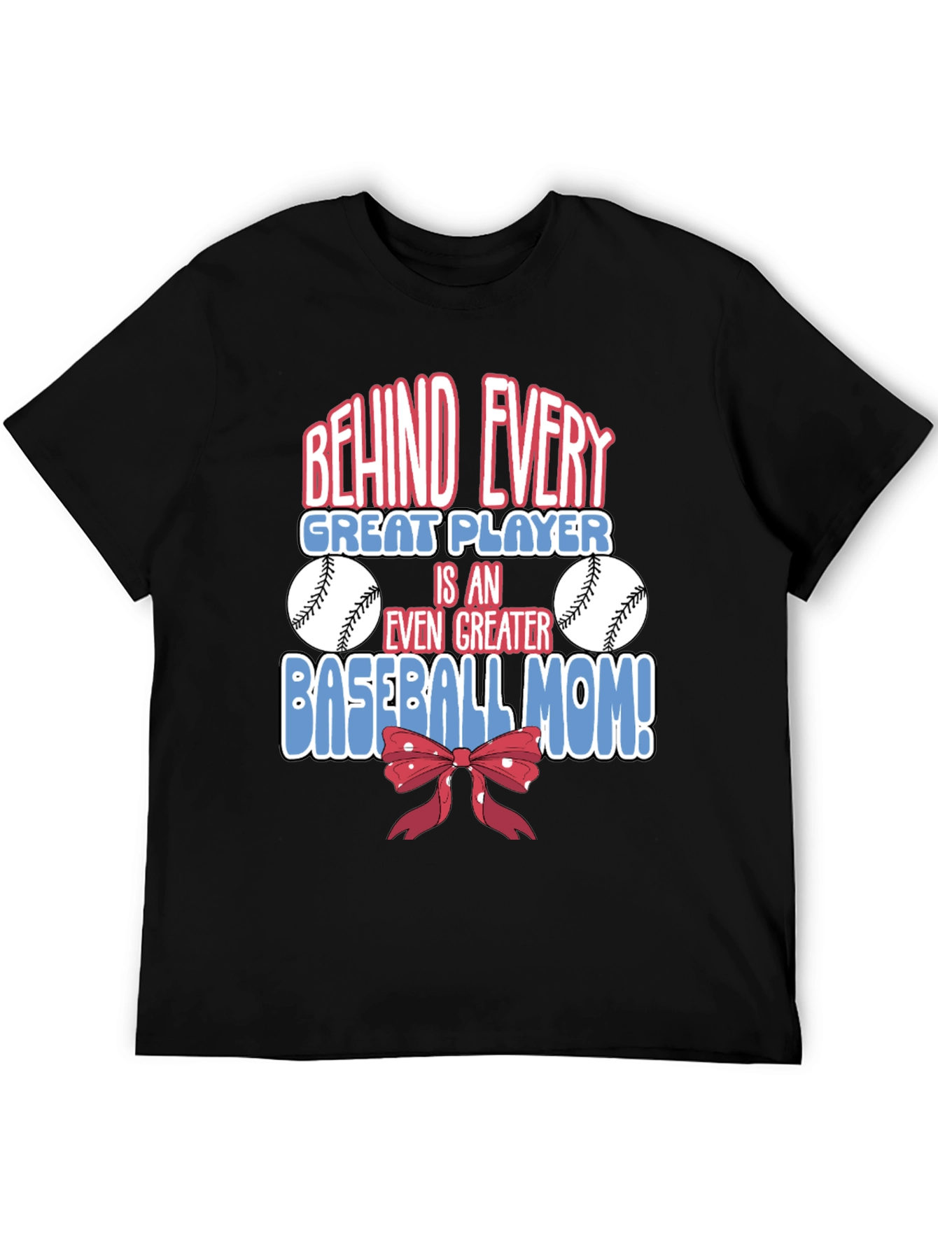 Baseball Mom Graphic T-Shirt - Great Player Tee
