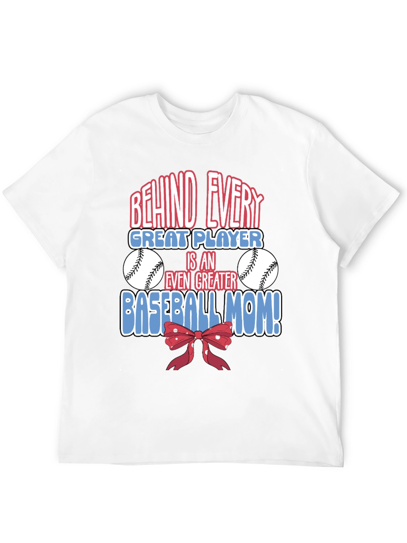 Baseball Mom Graphic T-Shirt - Great Player Tee