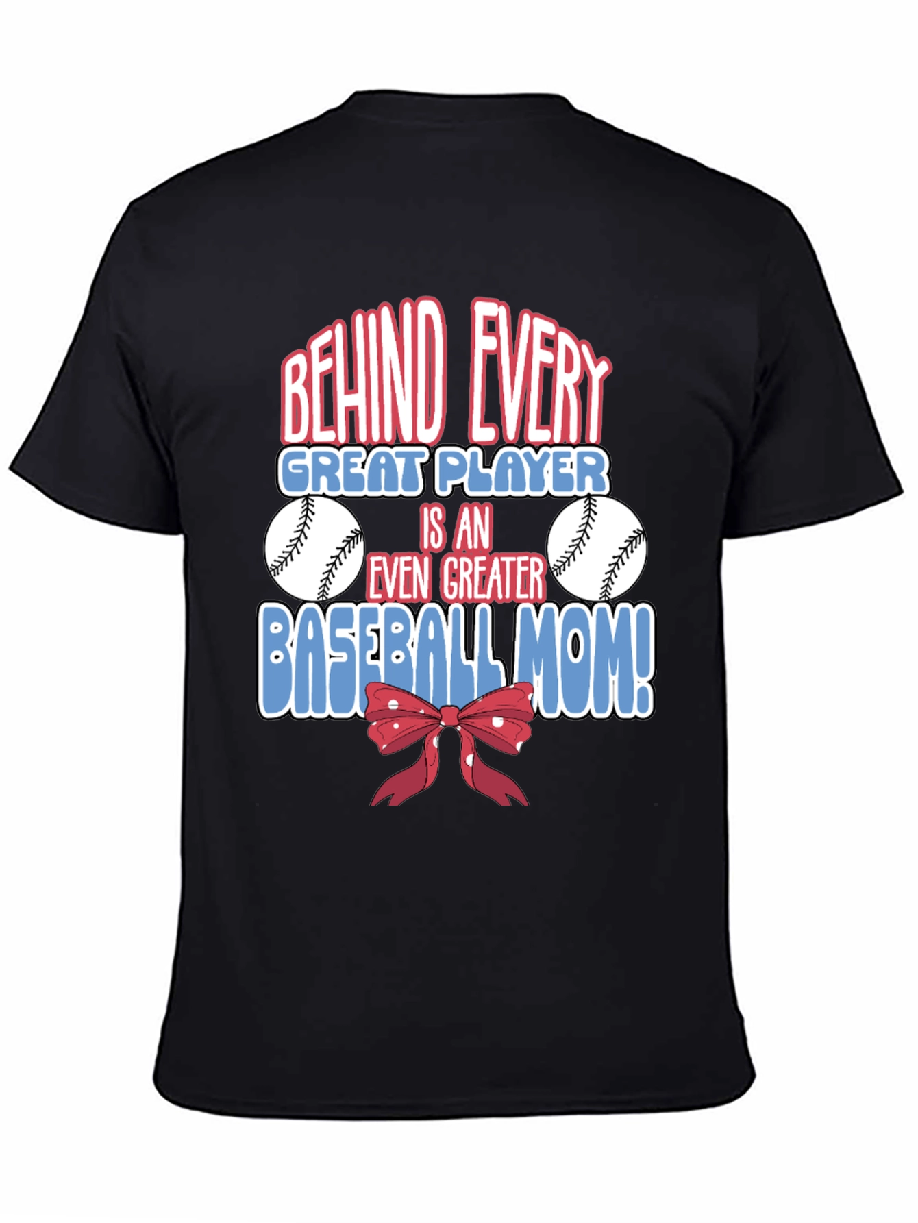 Baseball Mom Graphic T-Shirt - Great Player Tee