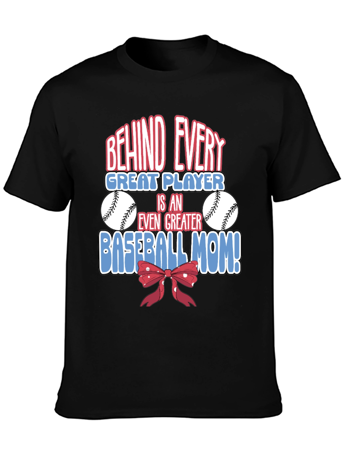Baseball Mom Graphic T-Shirt - Great Player Tee