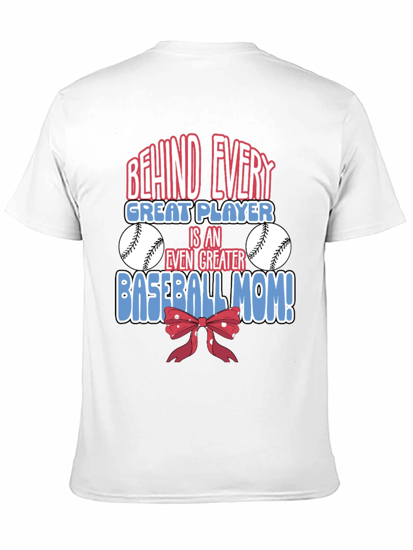 Baseball Mom Graphic T-Shirt - Great Player Tee